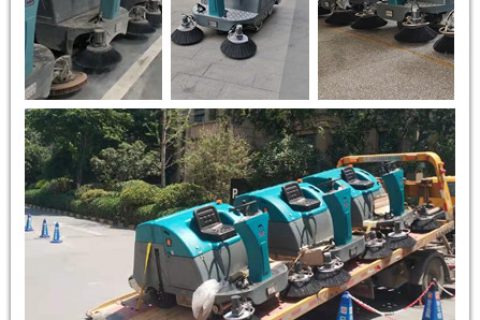 园区清洁新纪元：续航8小时的扫地车，一键解锁万平净土